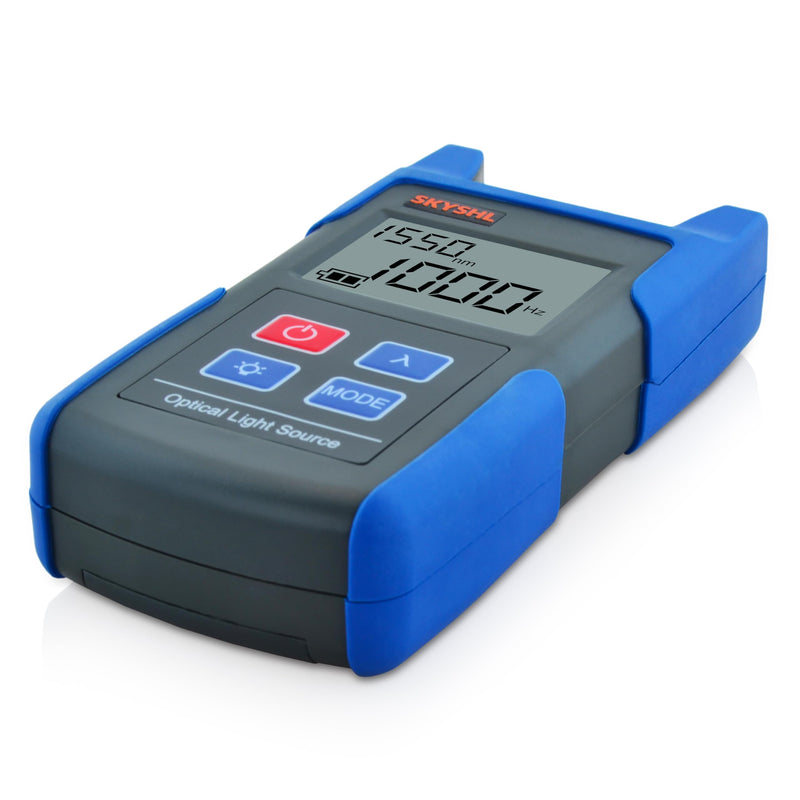 [Australia - AusPower] - 1310nm 1550nm SM Optical Fiber Light Source Tester with SC FC ST LC UPC Adapter (SS103S-11) OLS/1310&1550nm 