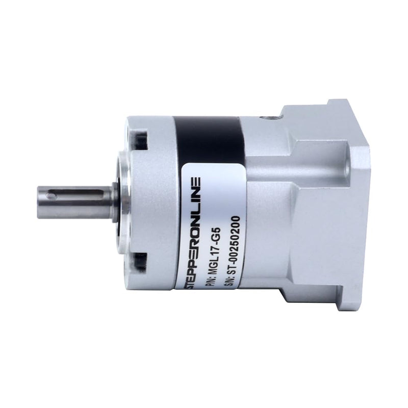 [Australia - AusPower] - STEPPERONLINE MGL Series Planetary Gearbox Gear Ratio 5:1 Backlash 30arc-min for 5mm Shaft Standard Nema 17 Stepper Motor 