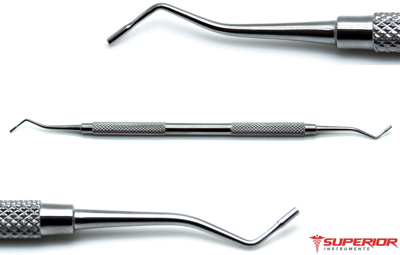 [Australia - AusPower] - Dental Amalgam Filling Smooth Plugger 720-1, 721-2, 722-3, 723-4 Double Ended 1.2mm/1.5mm, 1.9mm/2.2mm, 2.4mm/2.7mm, 2.8mm/3.1mm Restorative 4 Pieces Instruments 