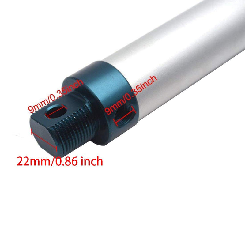 [Australia - AusPower] - Air Cylinder 20mm Bore 175 Stroke Pneumatic Cylinder Single Rod Dual Action with Y Connector and 4Pcs Pneumatic Quick Fitting MAL20*175 