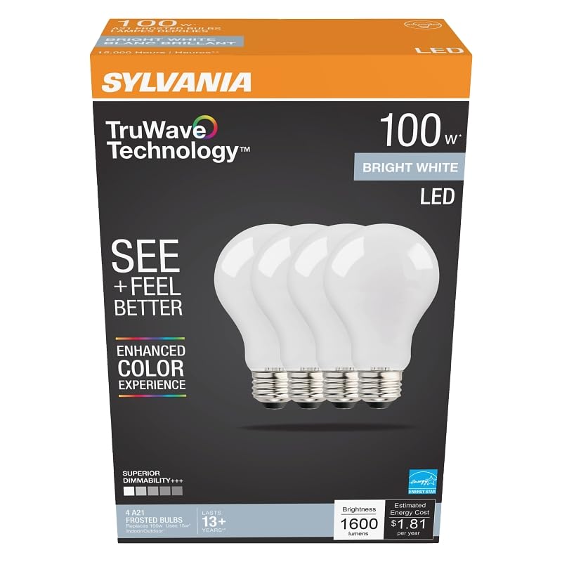 [Australia - AusPower] - Sylvania Bulb LED A19 Bright White 100W 41294 
