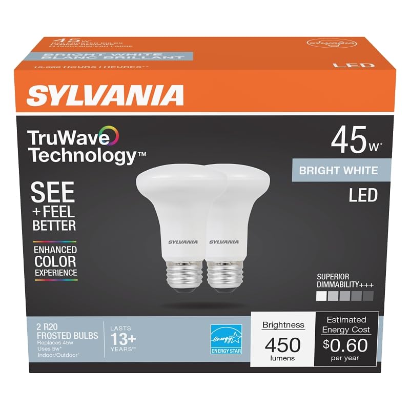 [Australia - AusPower] - Sylvania Bulb LED R20 Bright White 45W 41153 