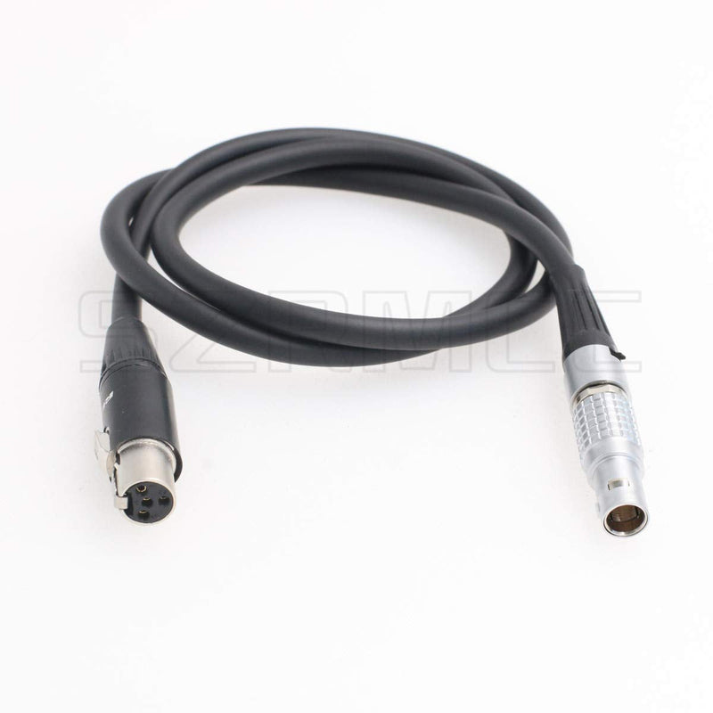 [Australia - AusPower] - SZRMCC 0B 2 Pin Male to Mini XLR 4 Pin Female Power Cable for ARRI Alexa Camera 12V to TVLogic Monitor (Straight 2Pin Straight Cable) Straight 2Pin Straight Cable 