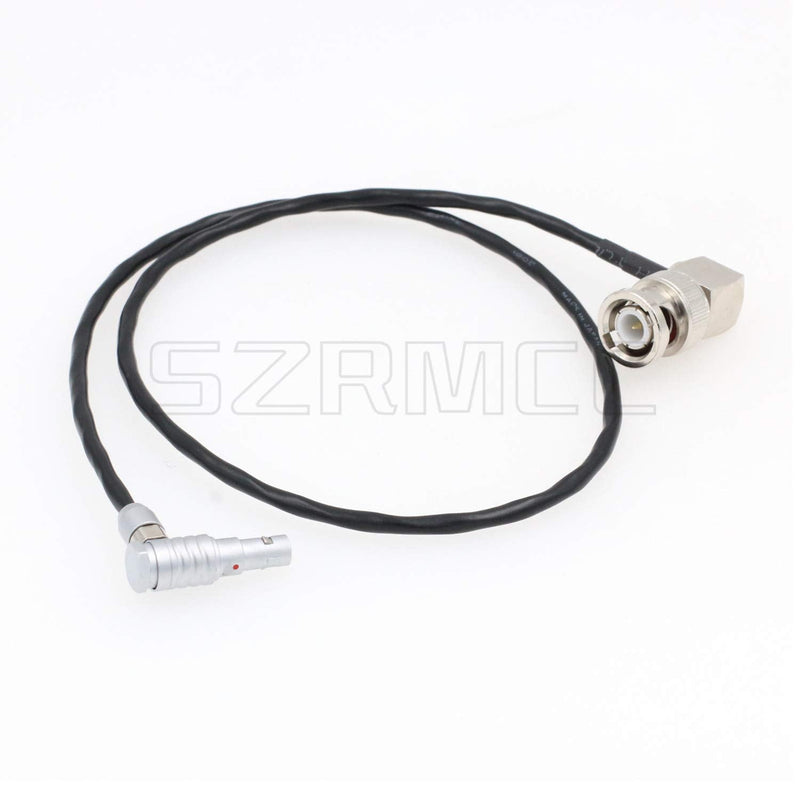 [Australia - AusPower] - SZRMCC Time Code Input Cable for Red Epic Scarlet DSMC2 Camera Right Angle 00B 4 Pin Male to BNC Male Right Angle 4 Pin 