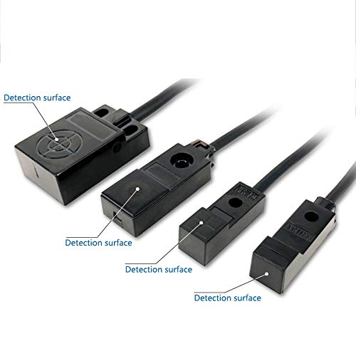 [Australia - AusPower] - Taidacent DC12-24V NPN PNP 3 Wire Inductive Proximity Limit Switch Metal Detector Proximity Sensor Iron Induction Micro Proximity Switch Sensor (NPN Normally Open, H2) NPN Normally Open 