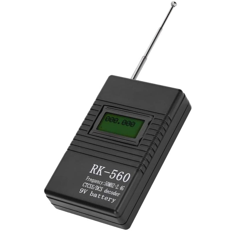 [Australia - AusPower] - RK560 Mini Radio Frequency Counter Meter,50MHz-2.4GHz Radio Frequency Counter with CTCSS/DCS Decoder,Portable Handheld Frequency Counter Meter,1K / 0.1K. 