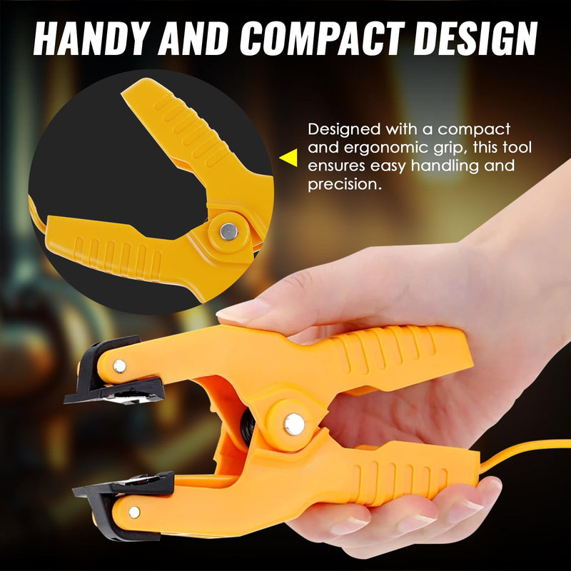 [Australia - AusPower] - Pipe Clamp Thermocouple K-Type Thermocouple Sensor Temperature Lead Pipe Clamp, 13/8", -40-200℃. HVAC Tool, Thermometer, Klein Temperature Clamp. 