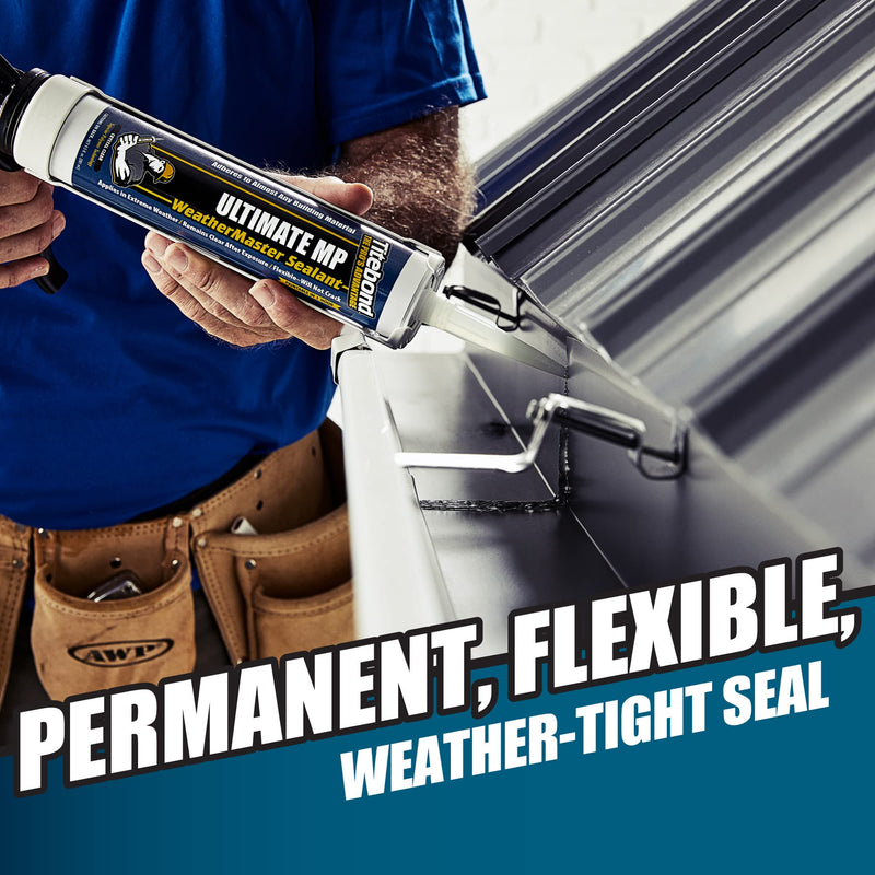 [Australia - AusPower] - Titebond WeatherMaster Ultimate MP All-Weather Hybrid Sealant 71091-9.5 Oz. Cartridge - Black 71091, Black 9.5 Oz. 