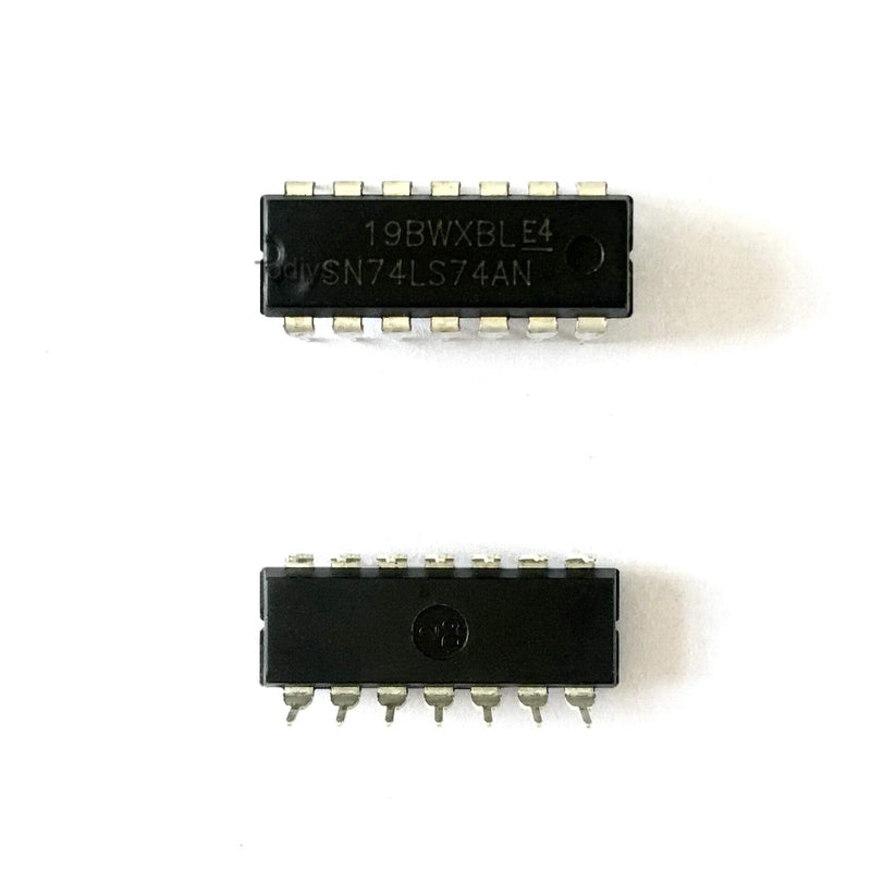 [Australia - AusPower] - New 30Pcs for 74LS74 SN74LS74N HD74LS74P HD74LS74AP SN74LS74AN DIP-14 Dual D-Type Positive Edge-Triggered Flip-Flop IC SN74LS74 