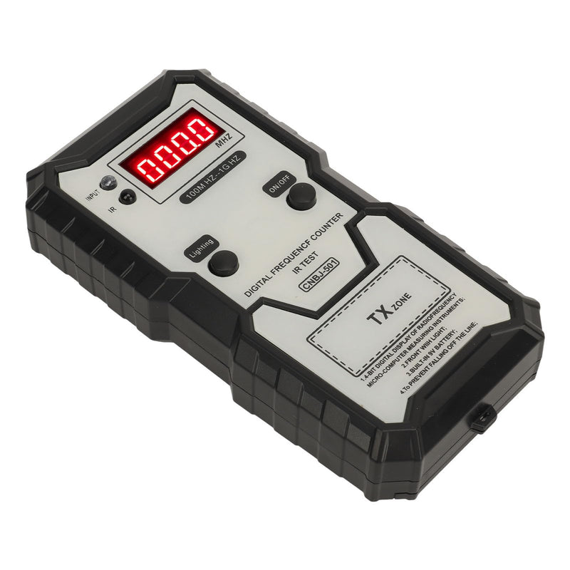 [Australia - AusPower] - Infrared Frequency Tester for Remote Key 100 MHz to 1 GHz Remote Control Tester, Infrared Frequency Tester with LED Lights, Digital Display Keyring 