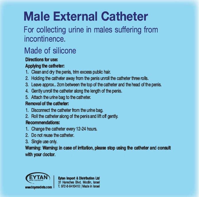 [Australia - AusPower] - Complete Kit Urinary 5 days 5 Condom Catheters External Self-Sea + Leg Bag 750ml + Straps with a 5.9 inch 15 cm tube (Medium 25 mm 1 Inches) Medium 25 mm 1 Inch 