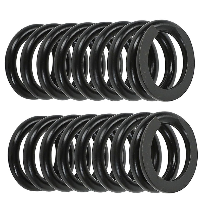 [Australia - AusPower] - Front Upper Door Hinge Spring 15591898, Black Metal Painted Door Hinge Pin Springs Pair, Compatible with Cadillac, Chevrolet, GMC, Oldsmobile Models 