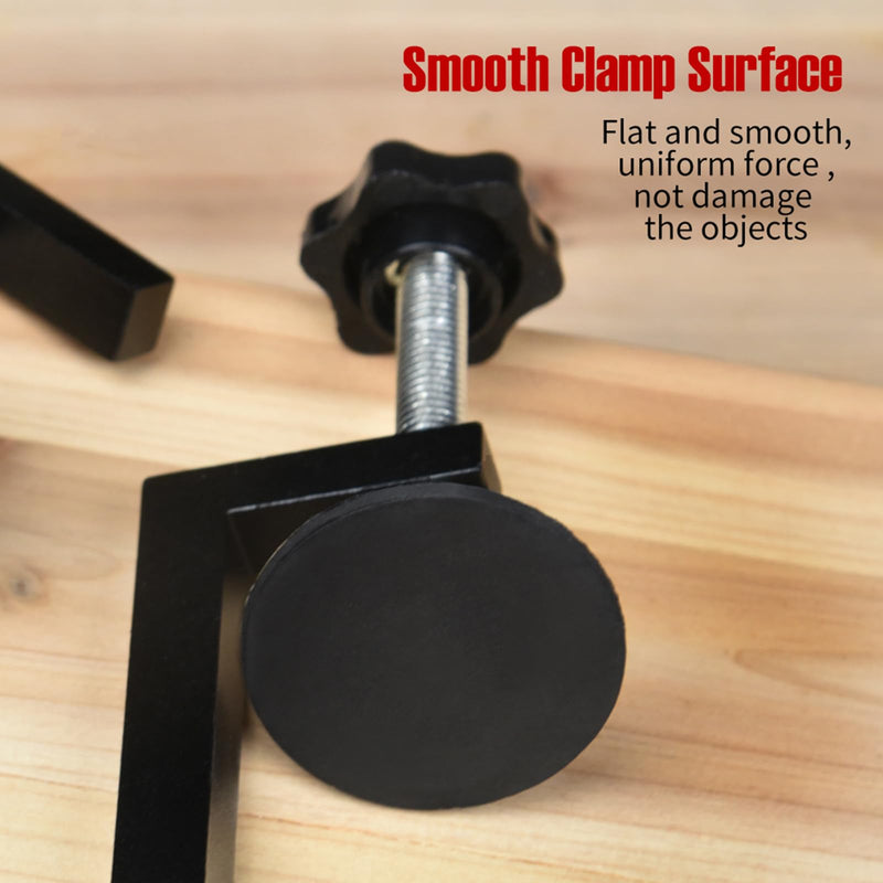 [Australia - AusPower] - G clamps for woodworking, C-Clamp For Wood Plastic Cutting Drilling Reversed C-Clips 10-57mm For Workpiece Fixing Hand Tool Parts (4) 4 