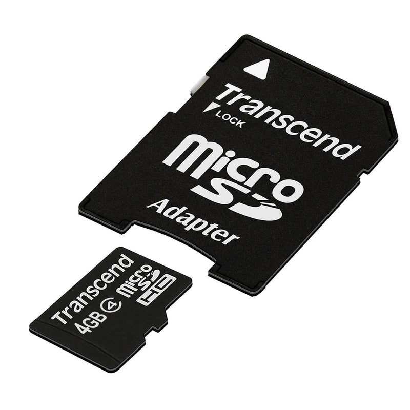 [Australia - AusPower] - Transcend 4 GB Class 4 microSDHC Flash Memory Card TS4GUSDHC4 