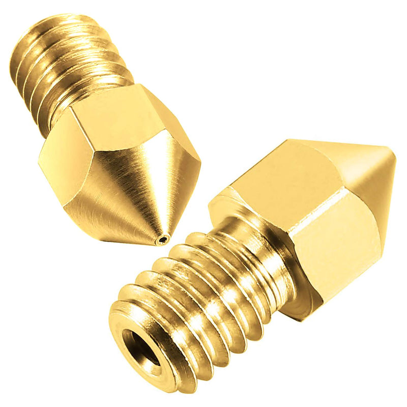 [Australia - AusPower] - TUPARKA 40Pcs 0.4mm Ender 3 Nozzle Kit 3D Printer Nozzles MK8 Brass Extruder Nozzles for Makerbot Creality CR-10 with Storage Box 40pcs-0.4mm 