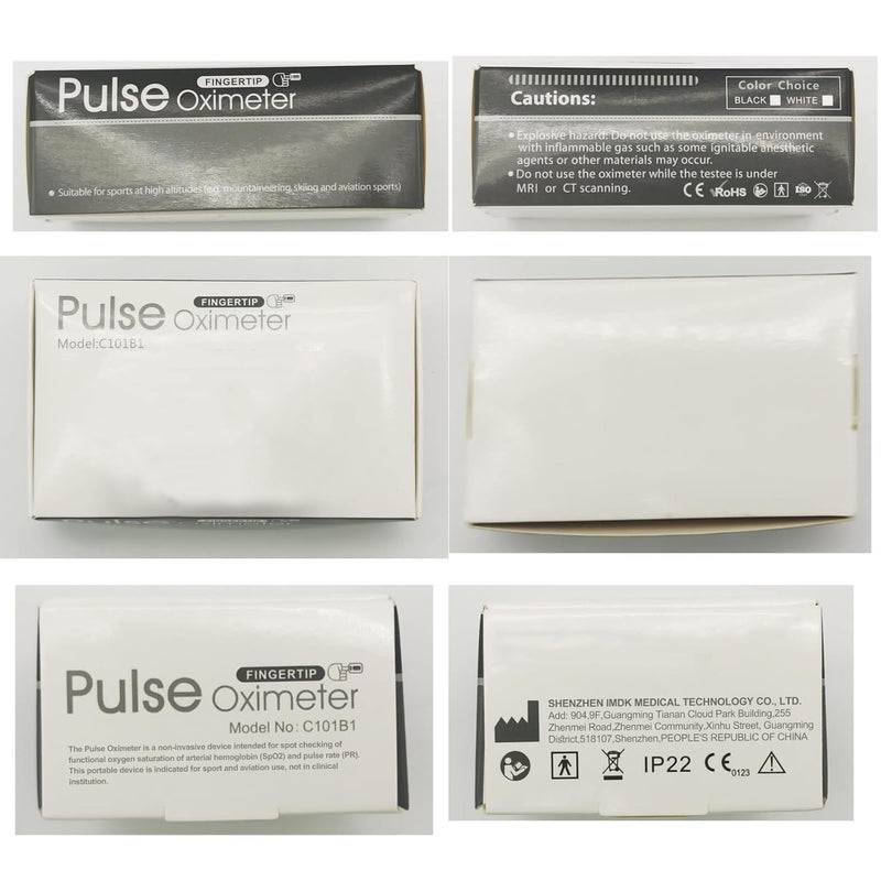 [Australia - AusPower] - Pulse Oximeter Fingertip, Pulse OX with Large LED Display, Oximeter, Pulse Oximeter, Fingertip Pulse Oximetr, Oximeter with AAA Battery Lanyard (Purple) 