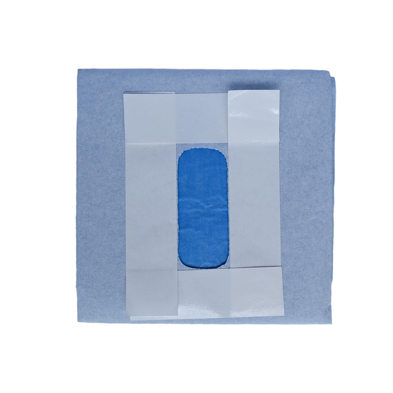 [Australia - AusPower] - Surgical Drape Vet Adhesive Fenestrated Surgical Drape for Pet Sterilization Surgery | Spay Surgery Neuter Surgery Fenestrated Drape 24"x24" Surgical Drape Fenestration Size: 2.4"x1.0" (6) 6 