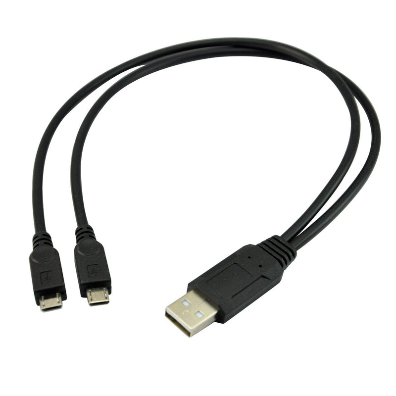 [Australia - AusPower] - UCEC Dual Micro USB Splitter Charge Cable Power up to Two Micro USB Devices at Once from a Single USB Port (1pack) 1 