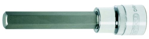 KS Tools 918.1657 7mm 1/2-inch Chrome Plus Long Hex Bit Socket