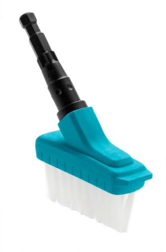 Gardena combisystem Joint Brush K: Ideal accessory for easy cleaning joints between tiles or similar in the house or on the terrace, with scraper, polyester bristles brush (3606-20) Kunststoff