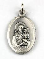 Saint Joseph medal. St Joseph. Holy Family medal. Patron saint of Workers.