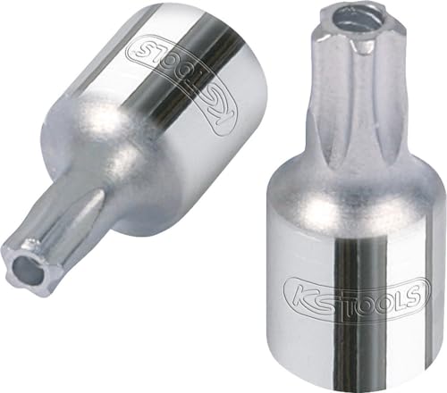 KS Tools 918.1581 1/4" CHROMEplus Bit socket five star tamperproof,TS40
