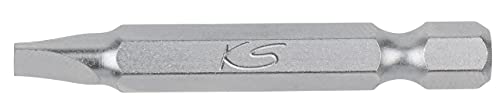 KS-Tools 911.2756 1/4" Bit Schlitz,50mm,5mm,5er 5 Stück 5.0 mm