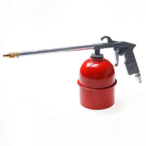 KATSU Paraffin Spray Gun, Long Nozzle Paraffin Diesel Air Compresser Spray Gun Petrol & Diesel Engine Cleaner, 900ml Tank Capacity 222112 Alloy Steel