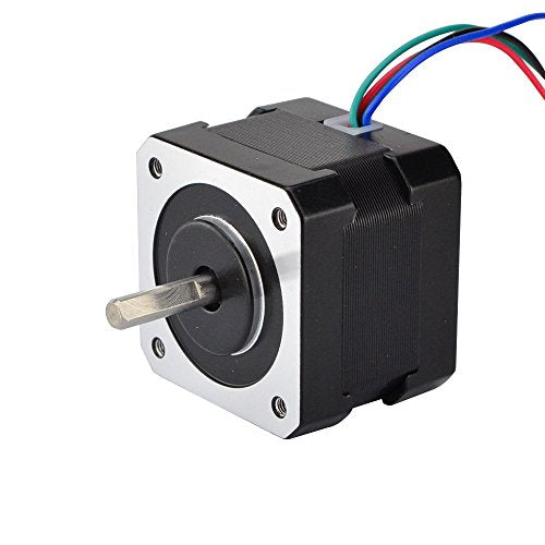 STEPPERONLINE Nema17 Stepper Motor 26 Ncm 1.8 deg with 1 m Cable and Connector 12 V 0.4 A for CNC 3D Printers and Robots