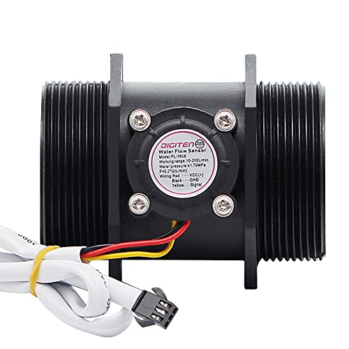 DIGITEN G2 2 inch Water Flow Hall Sensor Switch Meter Flowmeter Control 10-200L/min G2" Flow Sensor