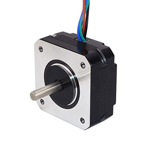 STEPPERONLINE Nema 17 Stepper Motor Bipolar 1A 13Ncm Stepper Motor 42 x 20 mm 4 Wires for Extruder 3D Printer CNC Robot