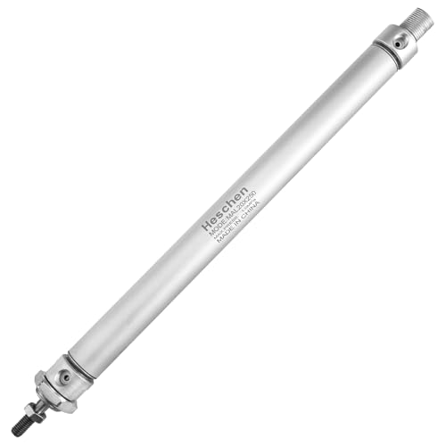 Heschen Pneumatic Slim Air Cylinder MAL 20-250 PT1/8 Port 20mm Bore 250mm Stroke Double Acting