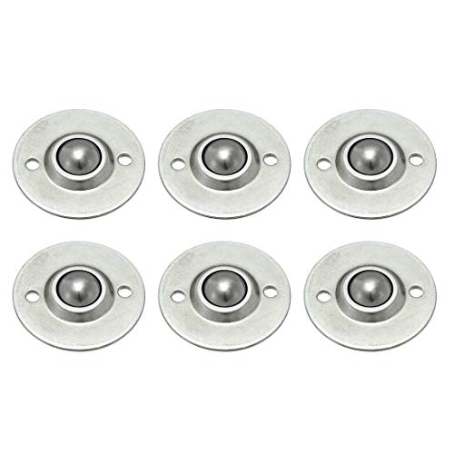 sourcingmap Ball Transfer Bearing Unit 5/8 Inch Load 33Lbs for Transmission Pack of 6