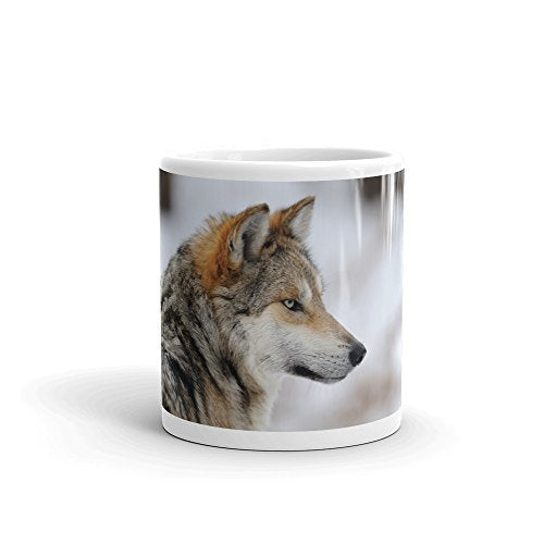 Beautiful Wild Wolf Mug - Animal Gift Mum Sister Spiritual Wolves Dog #8104