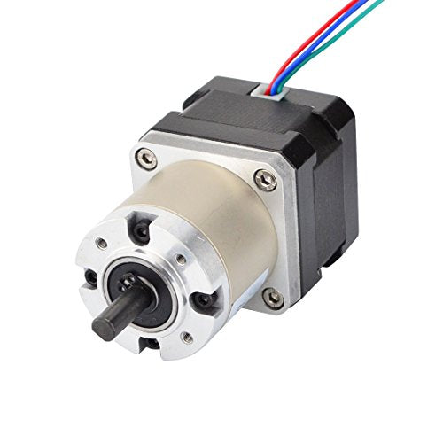 STEPPERONLINE 27:1 Planetary Gearbox Nema 17 Geared Stepper Motor 0.4A for CNC 3D Printer