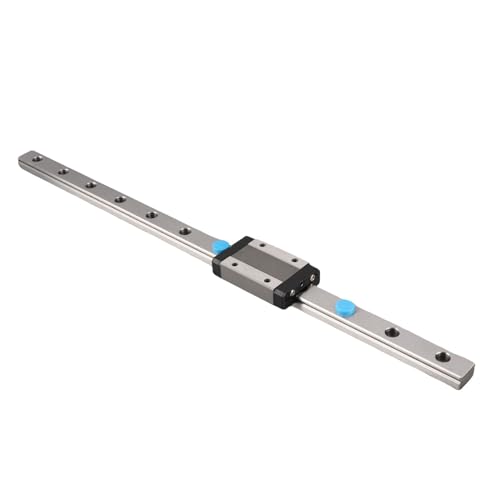 MGN12H Mini Linear Rail Guide, 300mm Linear Sliding Guide with MGN12H Carriage Block for DIY Printers and CNC Machines - Compatible with 250/300/400/500/550mm Sizes