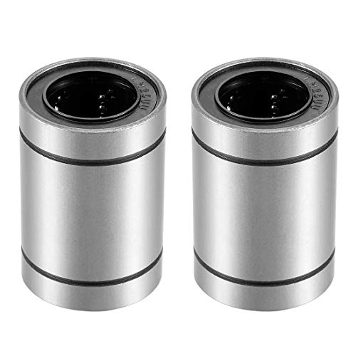 sourcing map LM25UU Linear Ball Bearings 25mm Bore 40mm OD 59mm Long for CNC Machine 3D Printer 2pcs