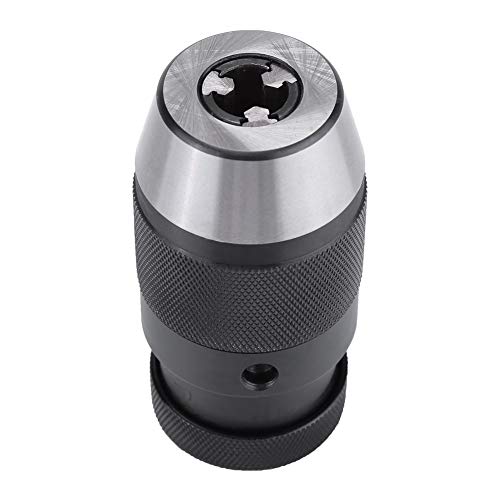 1/2 Inch Keyless Chuck Converter for Drill Machine Self-Tightening Power Drill Chuck Adapter Compatible with Milling Machines and Lathes 0.5 Inch Chuck Tool