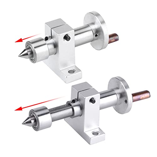 Garosa Mini Lathe Machine Double Bearing Live Center Revolving Centre DIY Lathe Accessories