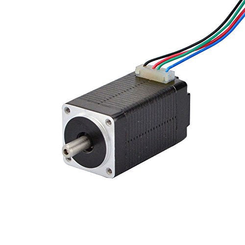 STEPPERONLINE Nema 8 Stepper Motor Bipolar 1.8 deg 4 Ncm 0.6 A 20 x 20 x 38 mm 4 Wires for 3D Printer, CNC Machine