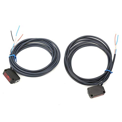 DC12-24V IR Photoelectric Infrared Sensor Switch，4M Detection distance Photoelectric Switch Sensor IR Sensor NPN Switch Photoelectric Switch Infrared Photoelectric Switch