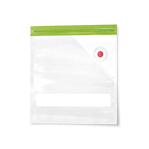 Bosch - Vacuum Bag, Blenders with Packaging Pump (VitaMaxx, ErgoMixx and MaxoMixx), 1.2 liters, MSZV0FB1 Clear, Green one size