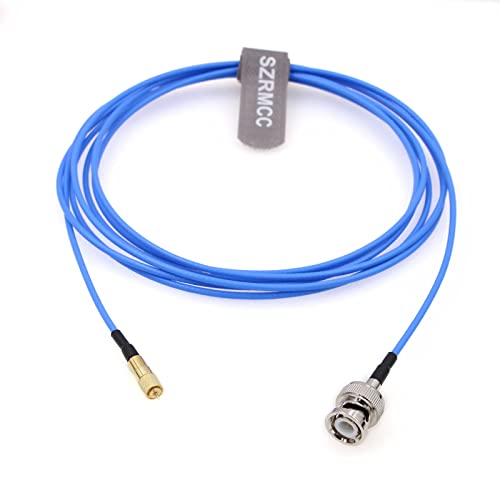 SZRMCC Microdot 10-32UNF M5 Male to BNC Male Test Cable for Vibration Acceleration Sensor (5m) Straight M5 5m