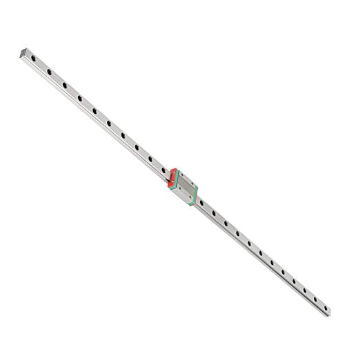 Linear Rail Block, MGN12H 600mm Linear Slide Rail Linear Guide Rail Slide Carriage CNC Router with Sliding Block