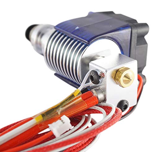 V6 Hot-End Kit: All Metal + Teflon J-head Bowden 0.4mm nozzle Teflon hose fan PC4-m6 Push-Fit 1.75mm - 3D printer: Anycubic Creality Anet and others V6 Hotend Kit Rev.2