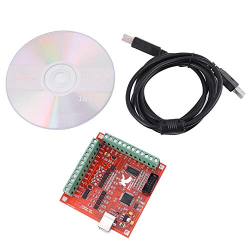 Motion Control Card, Motion Controller, CNC Controller Card, USB 100Khz Motion Controller Card Breakout Board for CNC Engraving