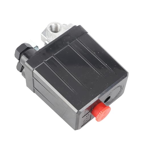 Oumefar Air Compressor Switch Universal Pressure Control Valve Four Port Pressure Switch As 90PSI120PSI Compressor Accessories Pack of 1
