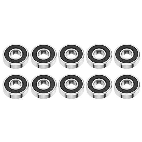 1/4× 1" bearings for glider ◈ Akozon 10pcs Deep-groove Ball Bearings 6000-2RS Rubber Sealed 10mm*26mm*8mm