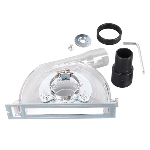 Fafeicy Angle Grinder Dust Shroud, 100-150mm Fitment, 32mm Extraction Port