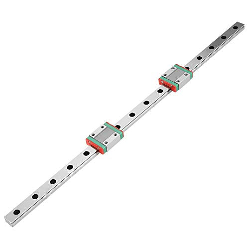 Linear Guide Rail, 400mm MGN12 Miniature Linear Rail, with 12mm 2pcs MGN12B Slide Blocks, for Automatic Equipment, Precision Measuring Equipment